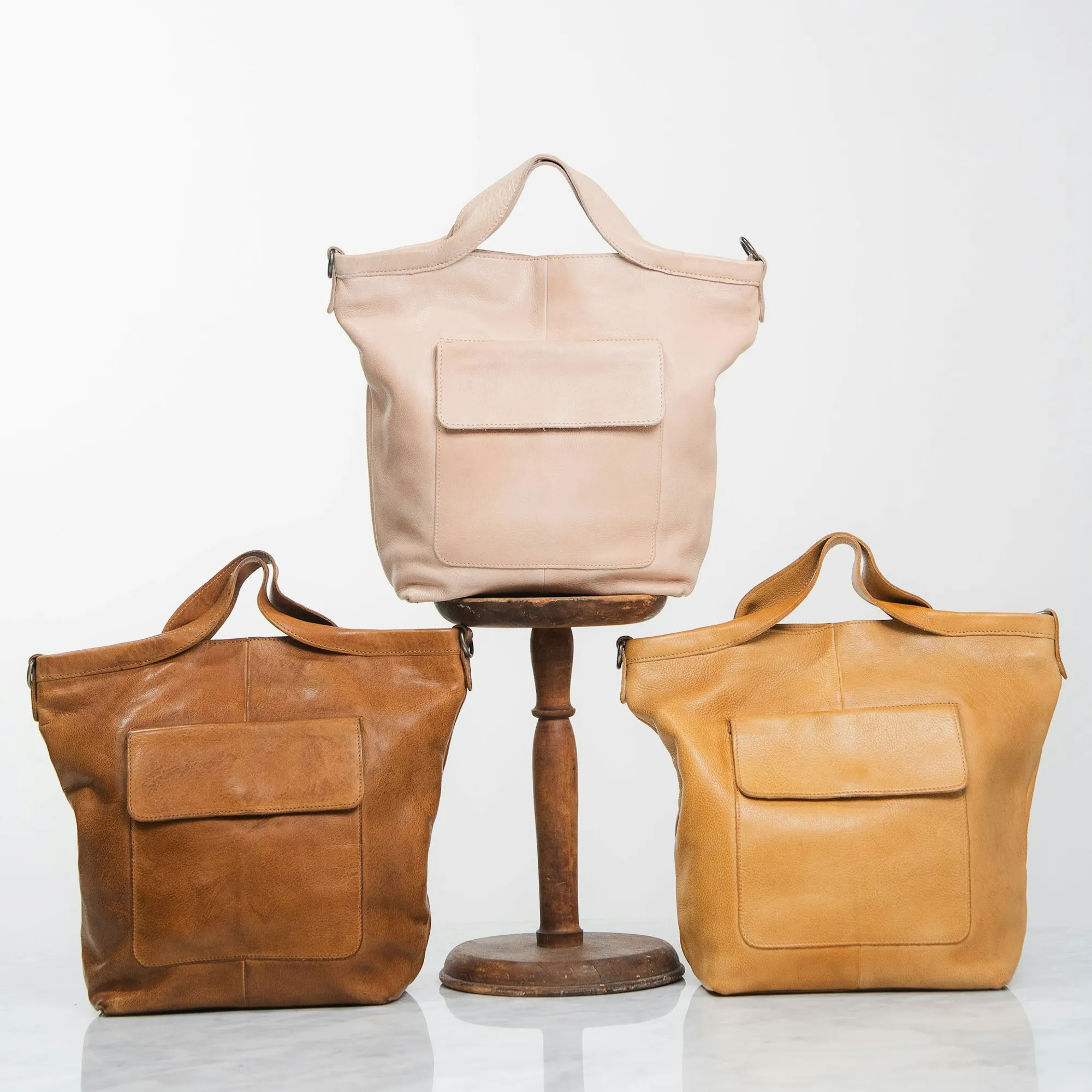 Group scene showcasing multiple women's bags